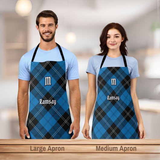 Tablier Clan Ramsay Blue Hunting Tartan