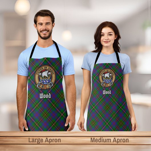Tablier Clan Wood Crest sur Tartan
