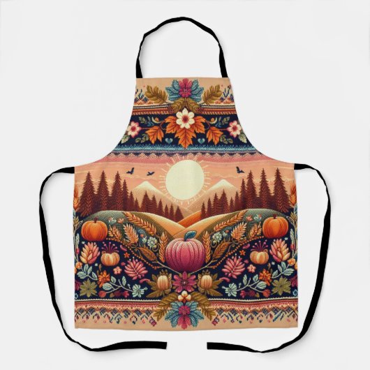 Tablier Classic Fair Isle automne/automne (Recto)