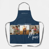 Tablier Classic Navy Blue Photo Chef Apron (Recto)
