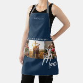Tablier Classic Navy Blue Photo Chef Apron (Insitu)