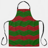 Tablier Classic red and green christmas (Recto)