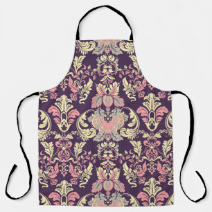 Tablier Classique baroque, papier peint vintage à fleurs.