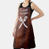 Tablier classique Dark Mahogany grain de bois Flippin’ gén (Insitu)