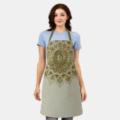 Tablier Classique Mandala Inde Style 4 (Porté)