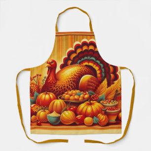 Tablier classique/vintage Thanksgiving Turquie