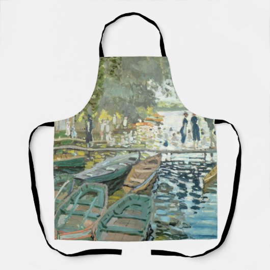 Tablier Claude Monet. Baigneurs à La Grenouillère (Recto)