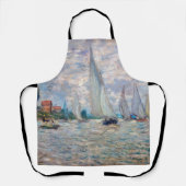 Tablier Claude Monet - Bateaux Regatta à Argenteuil (Recto)