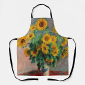 Tablier Claude Monet - Bouquet de tournesols (Recto)