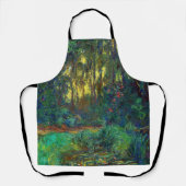 Tablier Claude Monet - Coin d'un étang avec des Nénuphars (Recto)