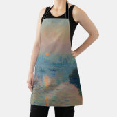 Tablier Claude Monet - Coucher de soleil sur la Seine à La (Insitu)