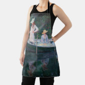 Tablier Claude Monet - En Norvegienne Bateau à Giverny (Insitu)