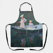 Tablier Claude Monet - En Norvegienne Bateau à Giverny (Recto)