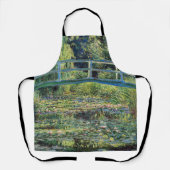 Tablier Claude Monet - Etang Lily et Pont Japonais (Recto)
