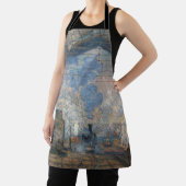 Tablier Claude Monet - Gare Saint-Lazare Vue extérieure (Insitu)