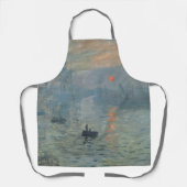 Tablier Claude Monet Impression Sunrise Soleil Levant (Recto)
