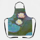 Tablier Claude Monet Impressionniste L'Eau Lillies Nymphea (Recto)