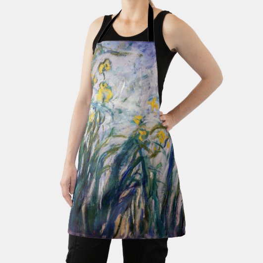 Tablier Claude Monet - Iris jaunes et violets (Insitu)