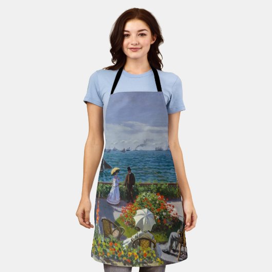 Tablier Claude Monet - Jardin de Sainte-Adresse (Porté)