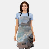 Tablier Claude Monet - La plage d'Etretat (Porté)