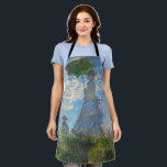 Tablier Claude Monet - La Promenade, Femme avec un Parasol<br><div class="desc">La Promenade,  Femme avec un Parasol / Madame Monet et son fils / La Promenade / La Femme a l'ombrelle - Claude Monet,  1875</div>