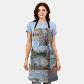 Tablier Claude Monet - Patchwork de chefs-d'oeuvre (Porté)