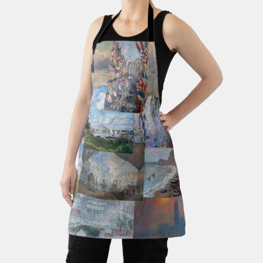 Tablier Claude Monet - Patchwork de chefs-d'oeuvre (Insitu)