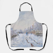 Tablier Claude Monet - Scène de neige à Argenteuil (Recto)