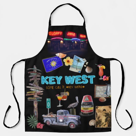 Tablier Clé West Collage (Recto)