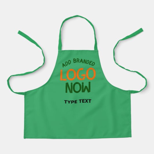 TABLIER CLIENT DE MODE ÉMERAUDE VERT PROPRE CONTEMPORAIN (Recto)