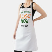 TABLIER CLIENT SIMPLE CONTEMPORAIN PROPRE BLANC MODE (Insitu)