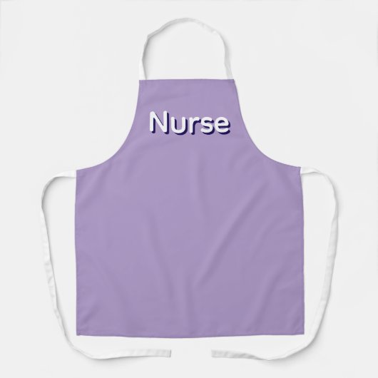 Tablier Clinique Nurse Logo Soins à domicile (Recto)