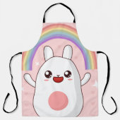 Tablier Clipart arc-en-ciel de Kawaii (Recto)