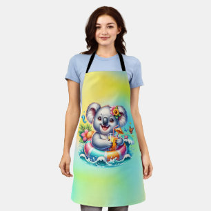 Tablier Clipart de sublimation de koala d'été-97702