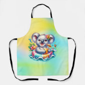 Tablier Clipart de sublimation de koala d'été-97702 (Recto)