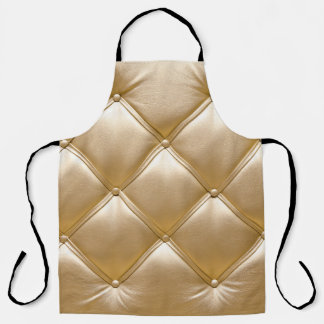 Tablier Closeuse en cuir doré