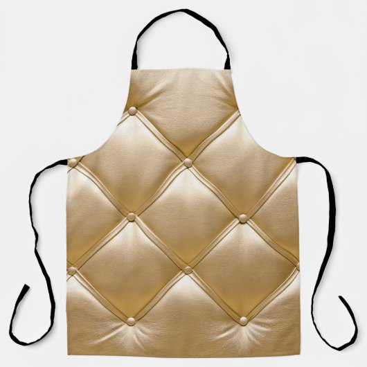 Tablier Closeuse en cuir doré (Recto)