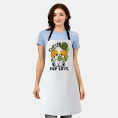 Tablier Clover Pup Love - St. Patrick's Day Chien Design (Porté)