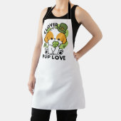 Tablier Clover Pup Love - St. Patrick's Day Chien Design (Insitu)