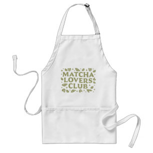 Tablier Club amoureux de Matcha esthétique