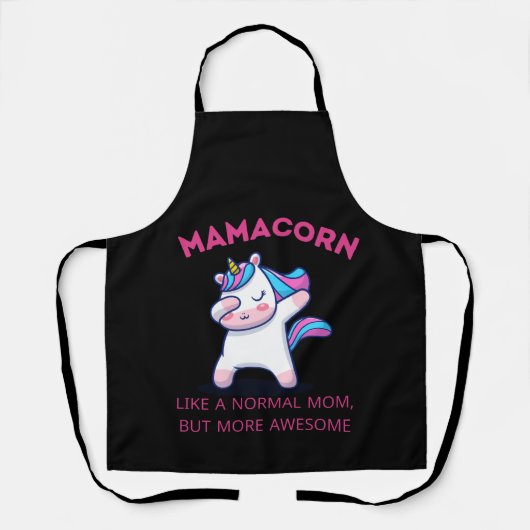 Tablier Club de fans de Mama Unicorn (Recto)