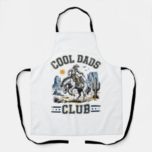 Tablier Club des papas cools conception de chemise Western