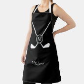 Tablier Clubs de golf sportifs Illustration Monogramme bla (Insitu)