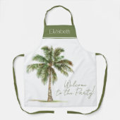 Tablier Coastal Palm Tree Personalized (Recto)