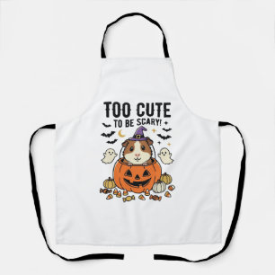 Tablier Cochon d'Inde d'Halloween Trop Mignon Pour être Ef