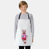 Tablier Cochon en cours d'exécution (Porté)