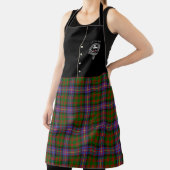 Tablier Cochrane Clan Badge & Tartan Kilt (Insitu)
