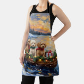 Tablier Cockapoo Christmas Boat Holiday (Insitu)