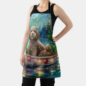 Tablier Cockapoo Christmas Festive Voyage (Insitu)