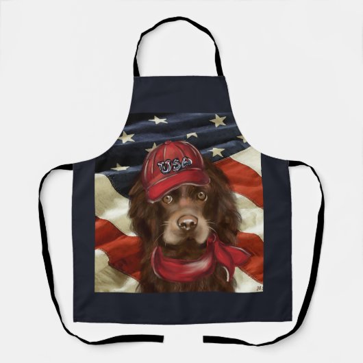 Tablier Cocker Spaniel Américain (Recto)